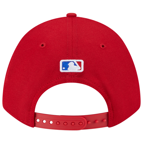New Era Rangers Player Replica 9FORTY Cap - Men's - White/Red - Image 6