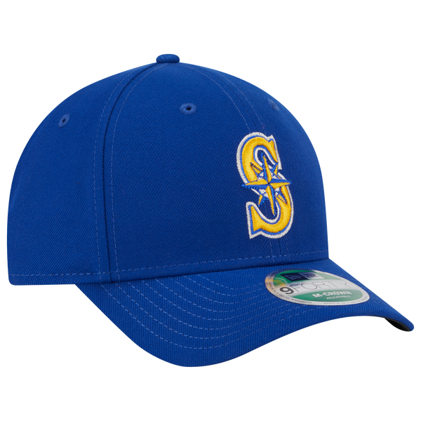New Era Mariners Cooperstown Player Replica 9FORTY Cap - Men's - Blue/Yellow - Image 3