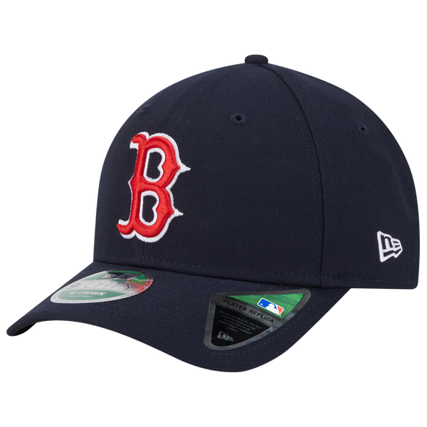 New Era Red Sox Player Replica 9FORTY Cap - Men's - Navy/Red