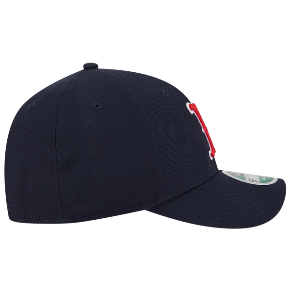 New Era Red Sox Player Replica 9FORTY Cap - Men's - Navy/Red - Image 5