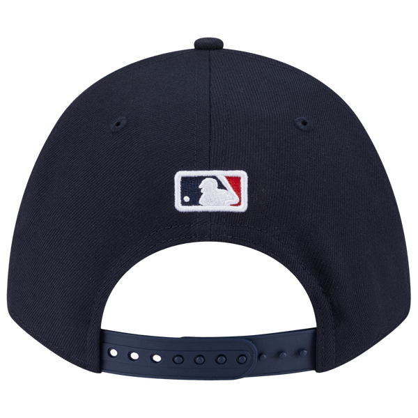 New Era Red Sox Player Replica 9FORTY Cap - Men's - Navy/Red - Image 6