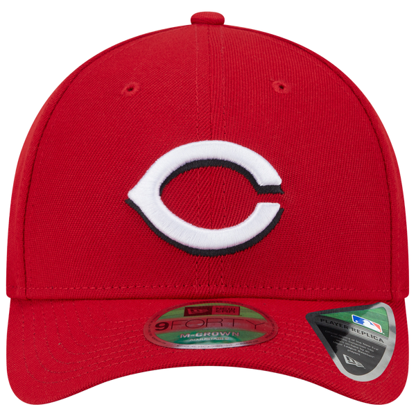New Era Reds Player Replica 9FORTY Cap - Men's - Red/White - Image 2
