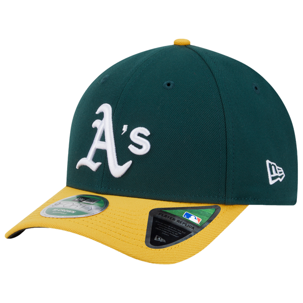 New Era Athletics Player Replica 9FORTY Cap - Men's - Green/Yellow