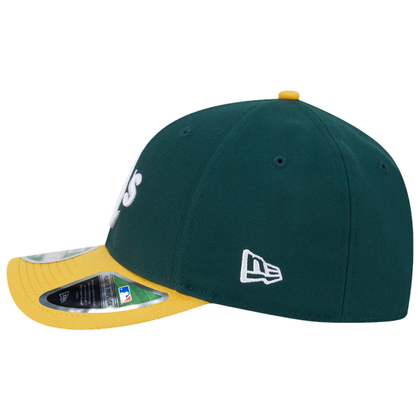 New Era Athletics Player Replica 9FORTY Cap - Men's - Green/Yellow - Image 4