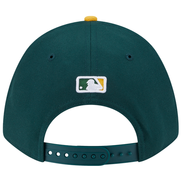 New Era Athletics Player Replica 9FORTY Cap - Men's - Green/Yellow - Image 6
