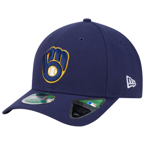 New Era Brewers Player Replica 9FORTY Cap - Men's - Multi/Blue