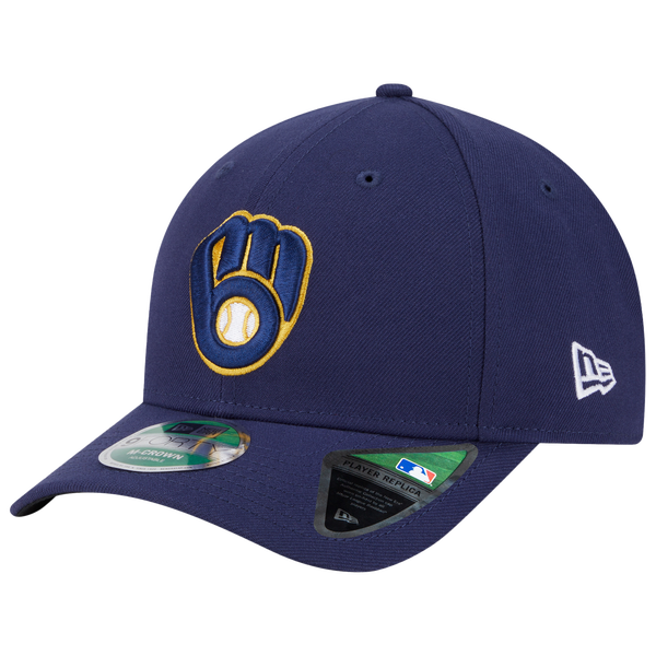 New Era Brewers Player Replica 9FORTY Cap - Men's - Multi/Blue
