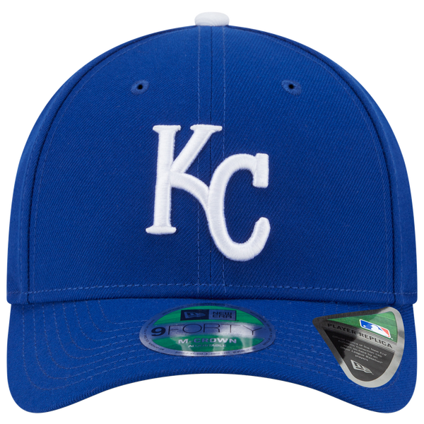 New Era Royals Player Replica 9FORTY Cap - Men's - White/Blue - Image 2