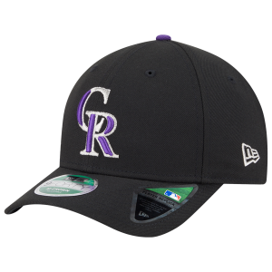 New Era Rockies Player Replica 9FORTY Cap - Men's - Black/Purple