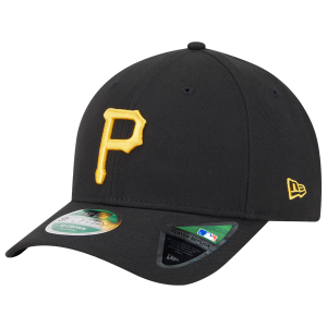 New Era Pirates Player Replica 9FORTY Cap - Men's - Black/Yellow