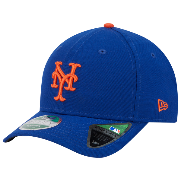 New Era Mets Player Replica 9FORTY Cap - Men's - Blue/Orange