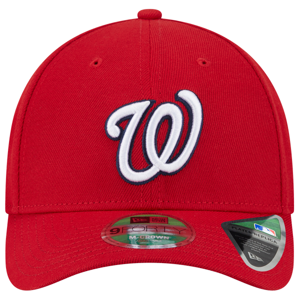 New Era Nationals Player Replica 9FORTY Cap - Men's - Red/White - Image 2