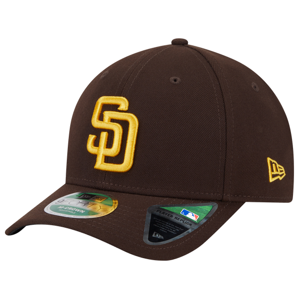 New Era Padres Player Replica 9FORTY Cap - Men's - Brown/Yellow