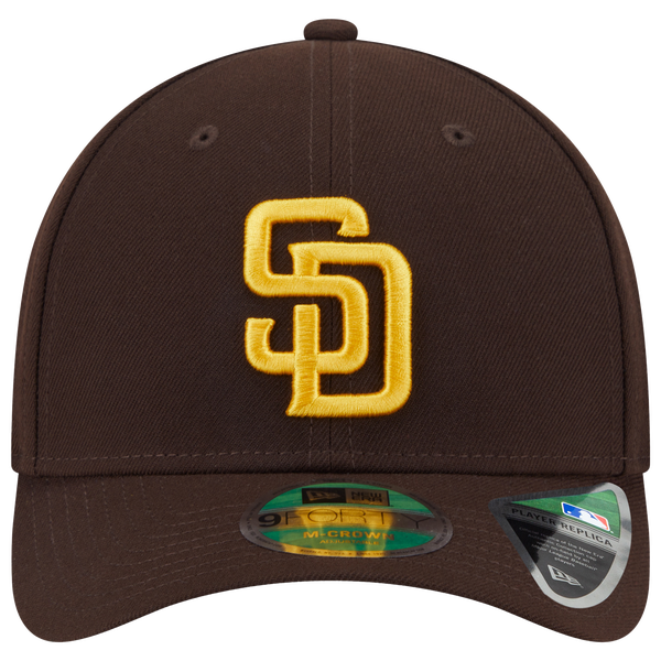 New Era Padres Player Replica 9FORTY Cap - Men's - Brown/Yellow - Image 2