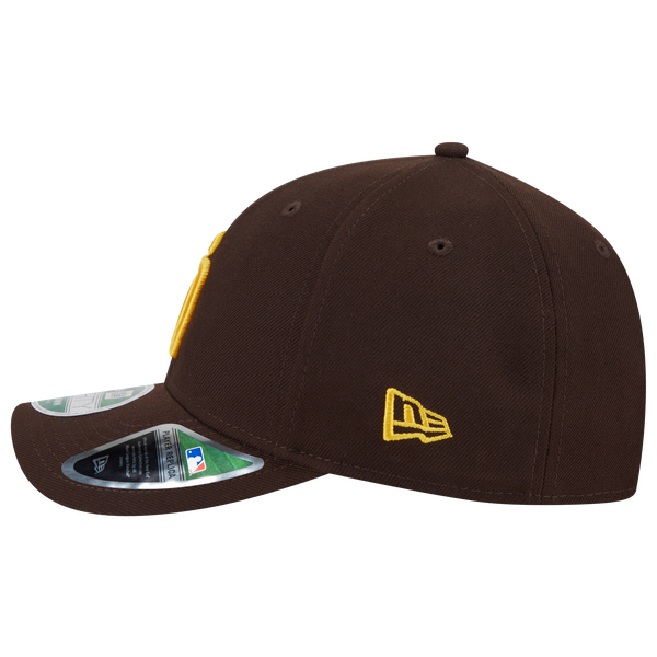 New Era Padres Player Replica 9FORTY Cap - Men's - Brown/Yellow - Image 4