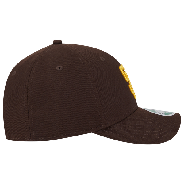 New Era Padres Player Replica 9FORTY Cap - Men's - Brown/Yellow - Image 5