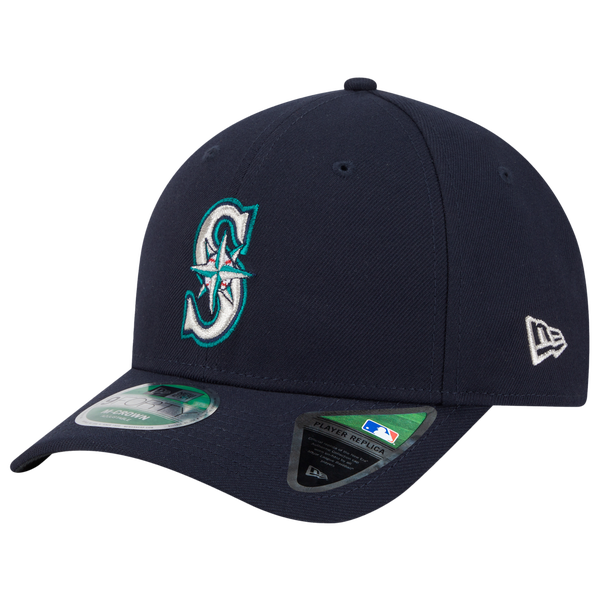 New Era Mariners Player Replica 9FORTY Cap - Men's - Navy/Blue