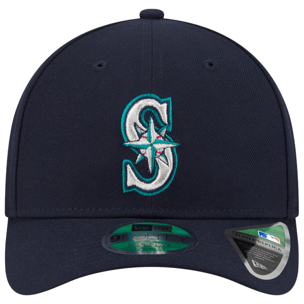 New Era Mariners Player Replica 9FORTY Cap - Men's - Navy/Blue - Image 2