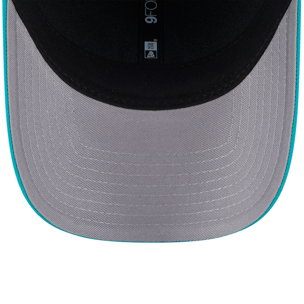 New Era Marlins Cooperstown Player Replica 9FORTY Cap - Men's - Teal/Black - Image 7