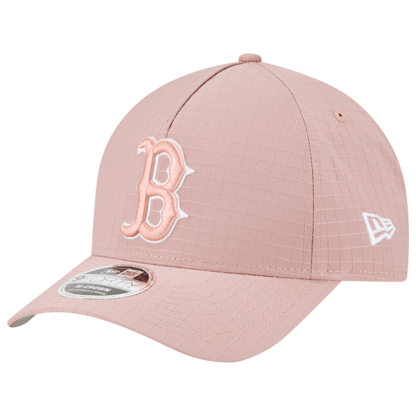 New Era Red Sox 940 A Frame Ripstop Cap - Men's - Pink/Pink