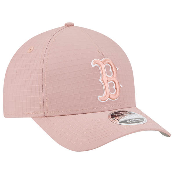 New Era Red Sox 940 A Frame Ripstop Cap - Men's - Pink/Pink - Image 3