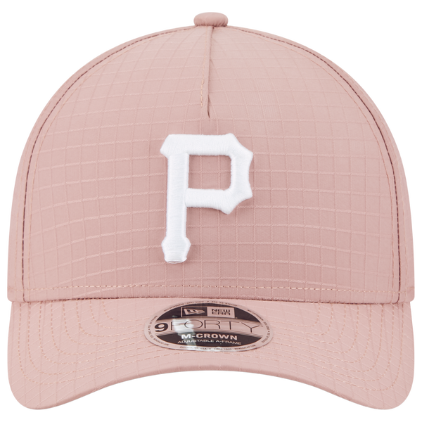 New Era Pirates 940 A Frame Ripstop Cap - Men's - Pink/Pink - Image 2