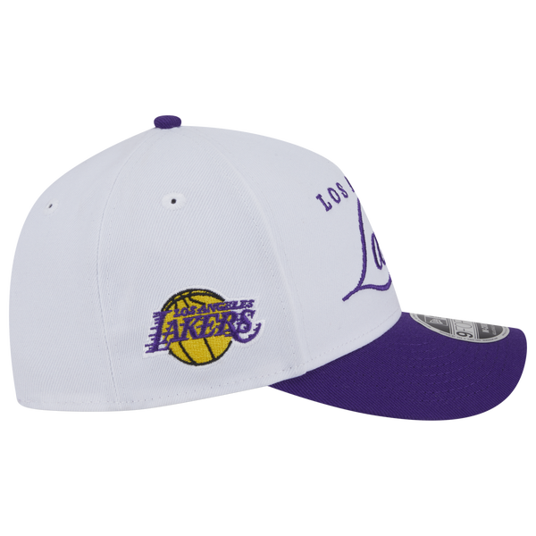 New Era Lakers 9Forty AF 25 NBA Cap - Adult - White/Purple - Image 4