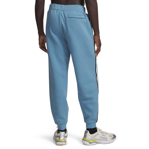 Under Armour Icon Heavy Rib Joggers - Men's - Blue Smoke/White - Image 2