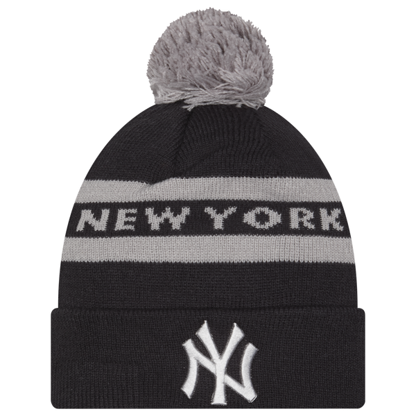 New Era Yankees Wordmark 2T Pomknit - Adult - Navy/Grey