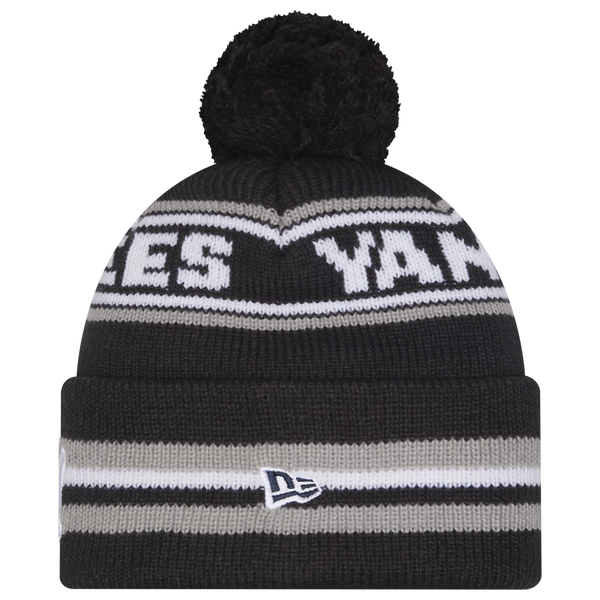 New Era Yankees Striped Classic Pomknit - Adult - Navy/White - Image 2