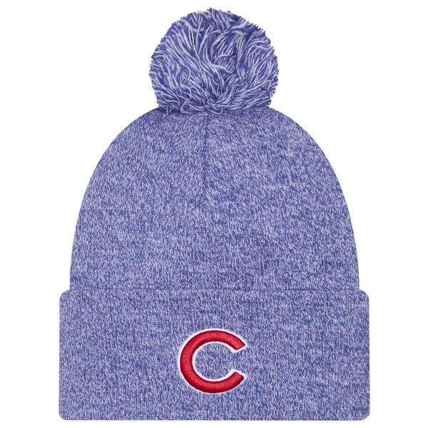 New Era Cubs Marl Pom Knit - Adult - Blue