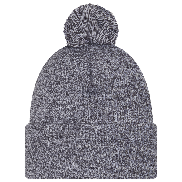 New Era Braves Marl Pom Knit - Adult - Navy - Image 3
