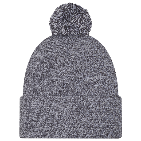 New Era Mariners Marl Pom Knit - Adult - Navy - Image 3