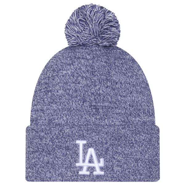 New Era Dodgers Marl Pom Knit - Adult - Blue