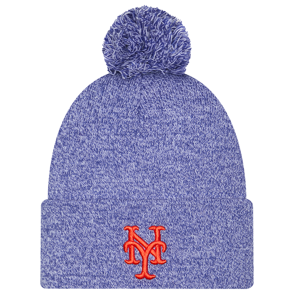 New Era Mets Marl Pom Knit - Adult - Blue