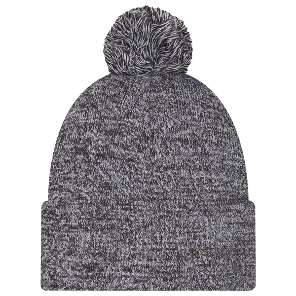 New Era Marlins Marl Pom Knit - Adult - Black - Image 3