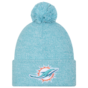 New Era Dolphins Marl Pom Knit - Adult - Blue