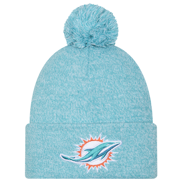 New Era Dolphins Marl Pom Knit - Adult - Blue