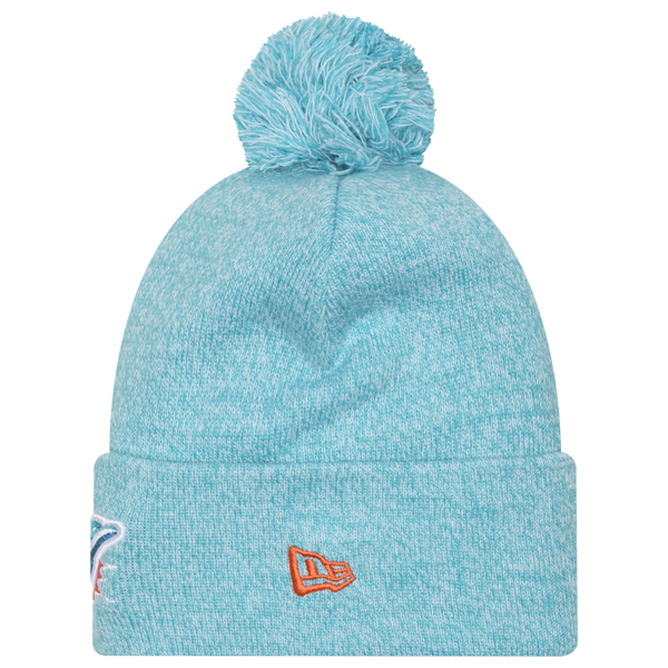 New Era Dolphins Marl Pom Knit - Adult - Blue - Image 2