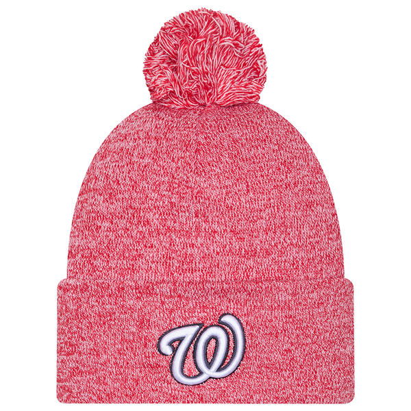 New Era Nationals Marl Pom Knit - Adult - Red