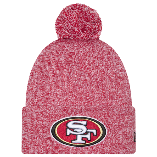 New Era 49ers Marl Pom Knit - Adult - Red