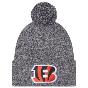 New Era Bengals Marl Pom Knit - Adult - Black