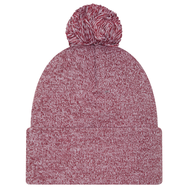 New Era Commanders Marl Pom Knit - Adult - Red - Image 3