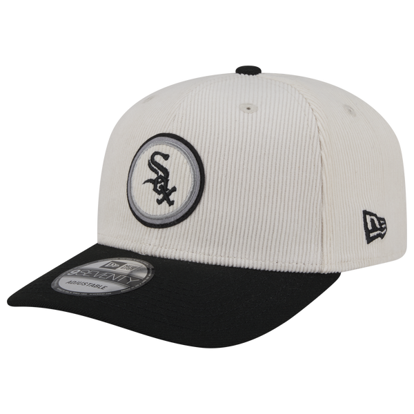 New Era White Sox 9Seventy Cord Loyal Cap - Adult - White/Black