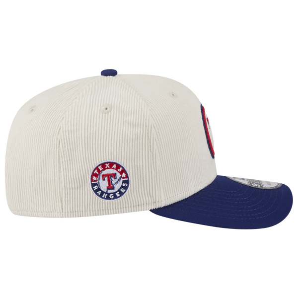 New Era Rangers 9Seventy Cord Loyal Cap - Adult - Navy/White - Image 4