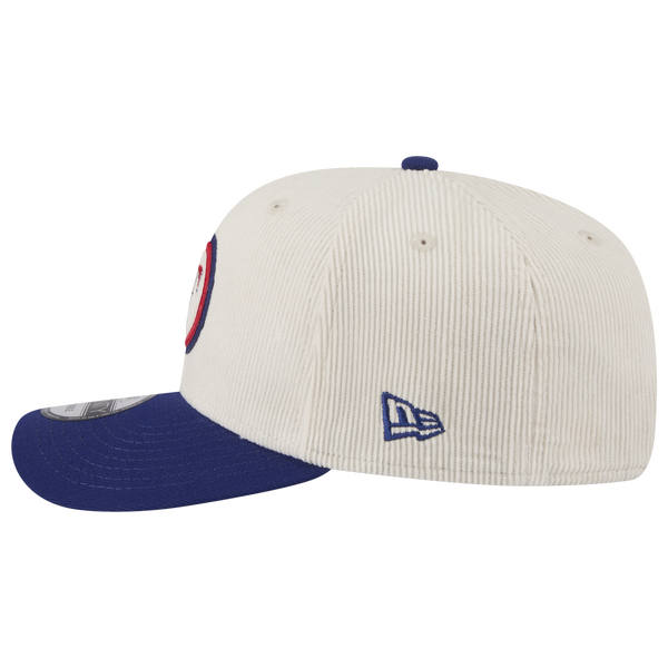 New Era Rangers 9Seventy Cord Loyal Cap - Adult - Navy/White - Image 6