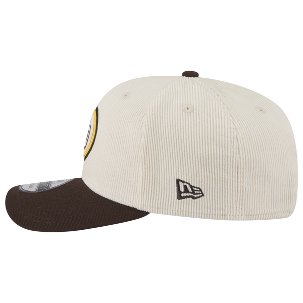 New Era Padres 9Seventy Cord Loyal Cap - Adult - White/Brown - Image 6
