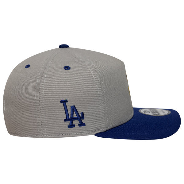 New Era Dodgers 9Fifty A-Frame Player Cap - Adult - Navy/Grey - Image 5