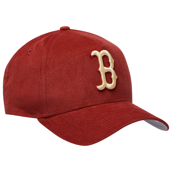 New Era Red Sox 9Forty A-Frame Tonal Cord Cap - Adult - Orange - Image 3
