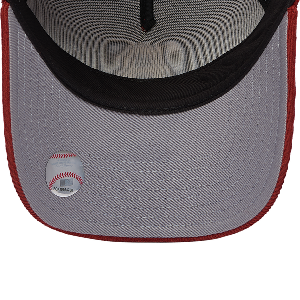 New Era Red Sox 9Forty A-Frame Tonal Cord Cap - Adult - Orange - Image 5